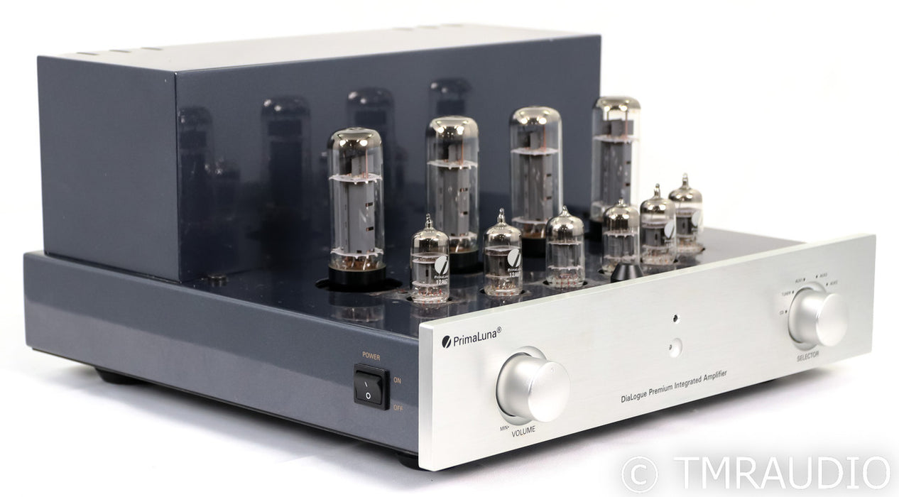 PrimaLuna DiaLogue Premium Stereo Tube Integrated Amplifier; Silver; Remote