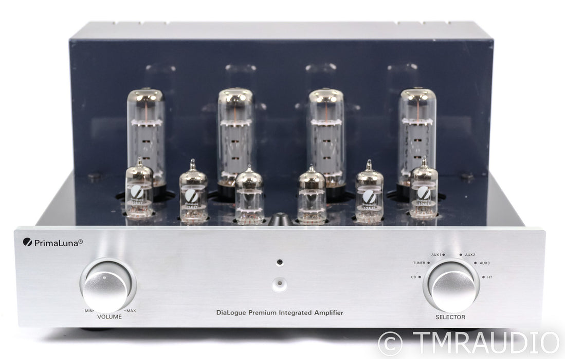 PrimaLuna DiaLogue Premium Stereo Tube Integrated Amplifier; Silver; Remote