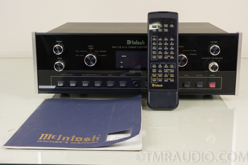 McIntosh MX118 A/V Tuner Control Center / Preamplifier