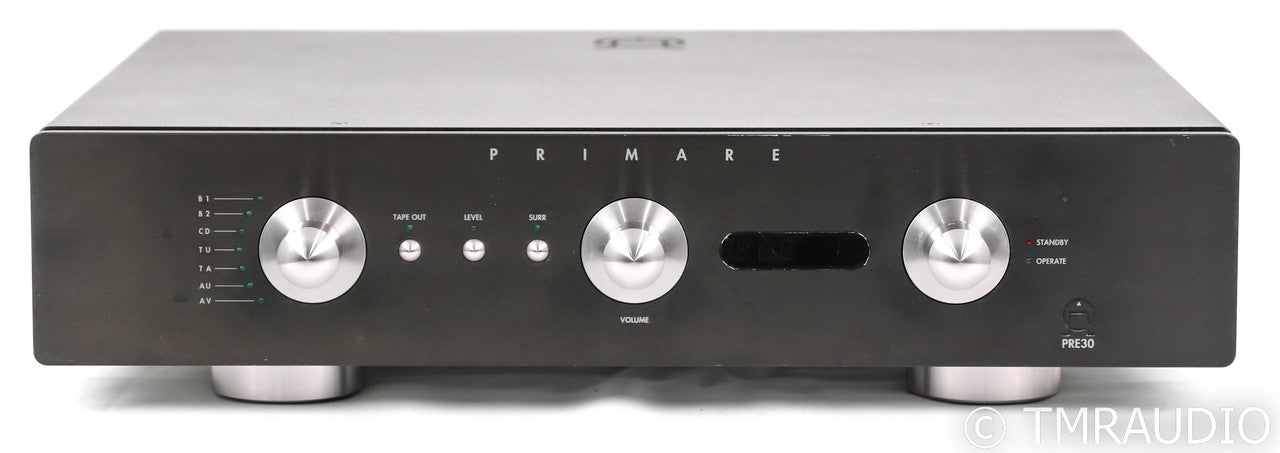Primare PRE30 Stereo Preamplifier; Remote; Black