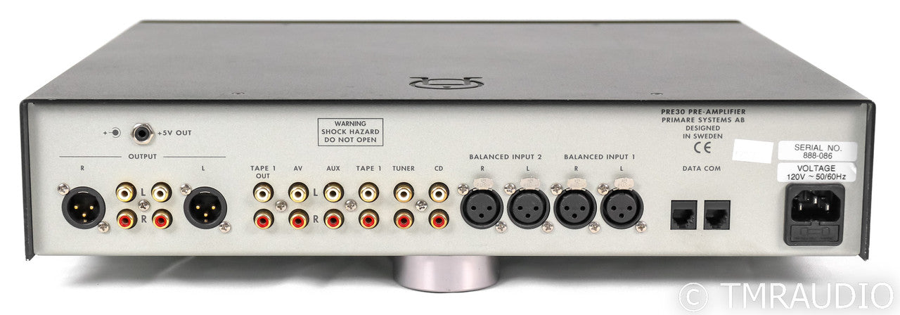 Primare PRE30 Stereo Preamplifier; Remote; Black