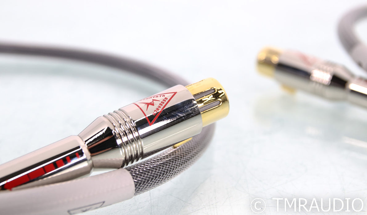 Shunyata Research Venom XLR Cables; 1m Pair Balanced Interconnects