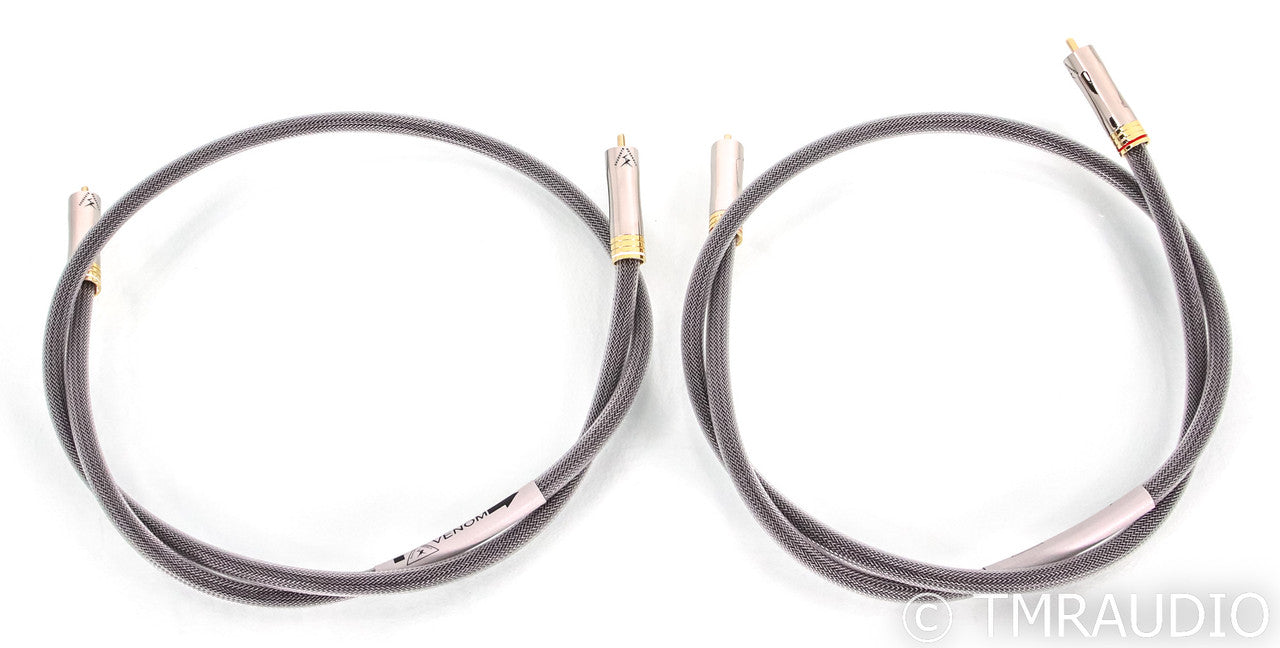Shunyata Research Venom RCA Cables; 1m Pair Interconnects