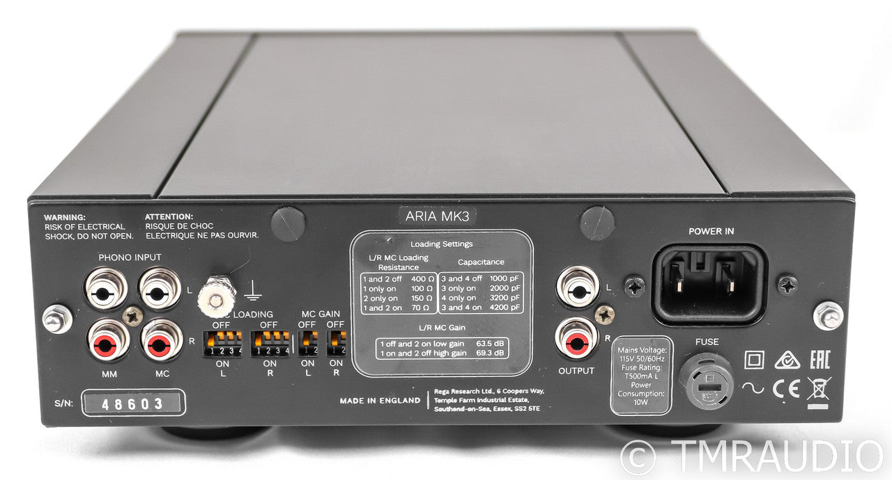 Rega Aria MK3 MM / MC Phono Preamplifier; Mk 3