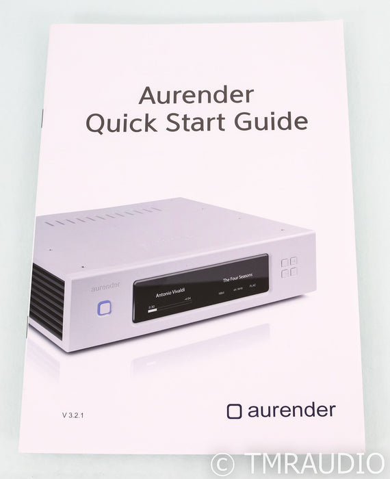 Aurender N20 Network Streamer; Silver; N-20
