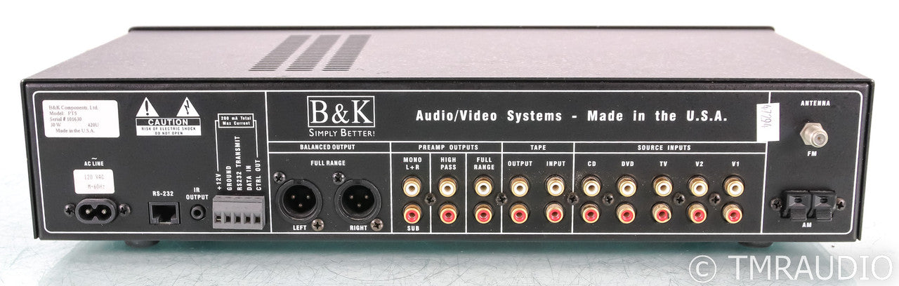 B&K PT5 Stereo Preamplifier; PT-5