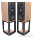Wharfedale Linton 85th Anniversary Bookshelf Speakers; Walnut Pair w/ Stands
