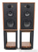 Wharfedale Linton 85th Anniversary Bookshelf Speakers; Walnut Pair w/ Stands