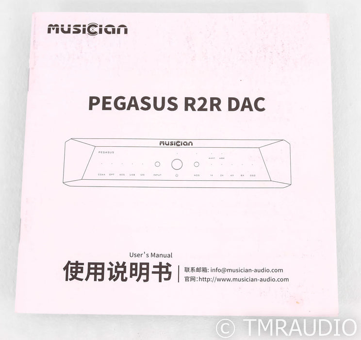 Musician Audio Pegasus R2R DAC; D/A Converter; Black