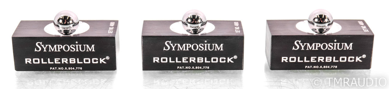 Symposium Acoustics Rollerblcks Series 2+ Isolation Feet; Set of Three