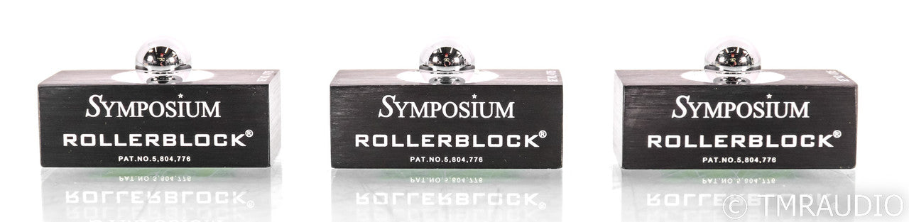 Symposium Acoustics Rollerblcks Series 2+ Isolation Feet; Set of Three