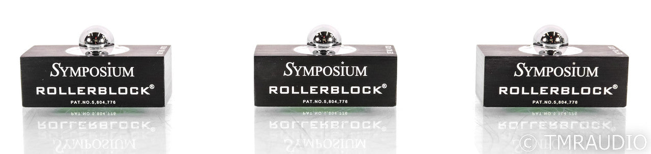 Symposium Acoustics Rollerblcks Series 2+ Isolation Feet; Set of Three