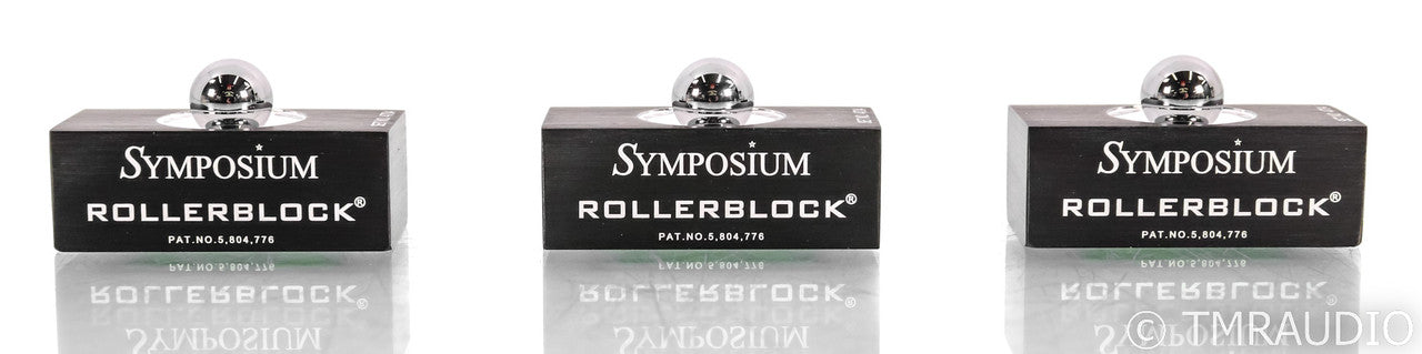 Symposium Acoustics Rollerblcks Series 2+ Isolation Feet; Set of Three