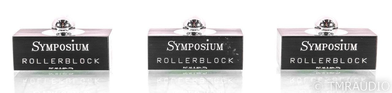 Symposium Acoustics Rollerblcks Series 2+ Isolation Feet; Set of Three
