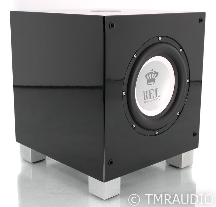 REL T/7i 8" Powered Subwoofer; Black