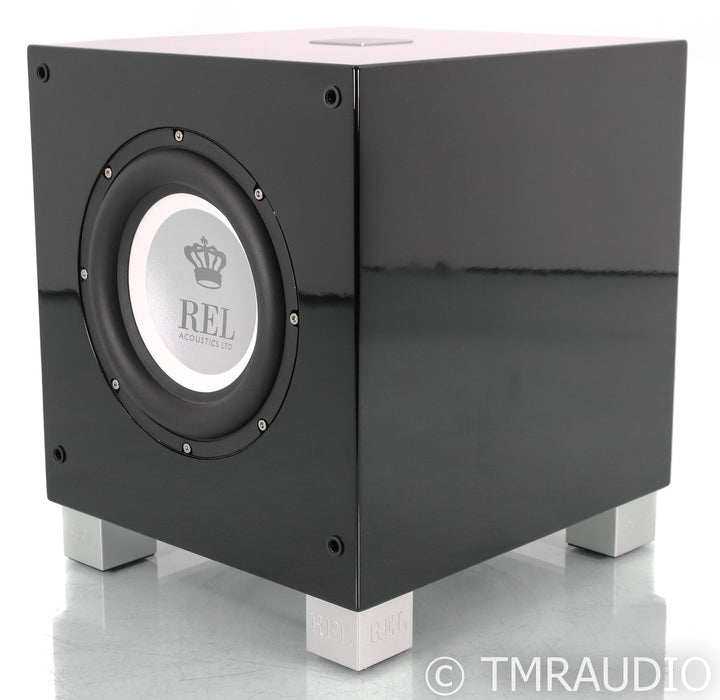 REL T/7i 8" Powered Subwoofer; Black