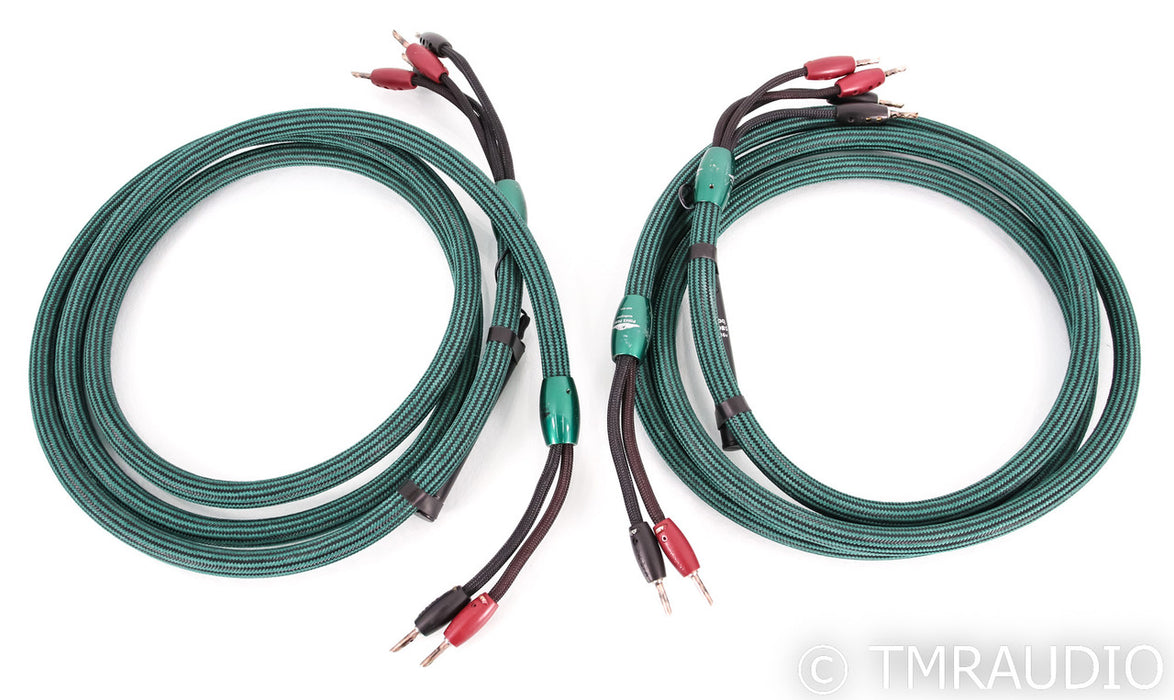 AudioQuest Pikes Peak Bi-Wire Speaker Cables; 3m Pair; 36v DBS