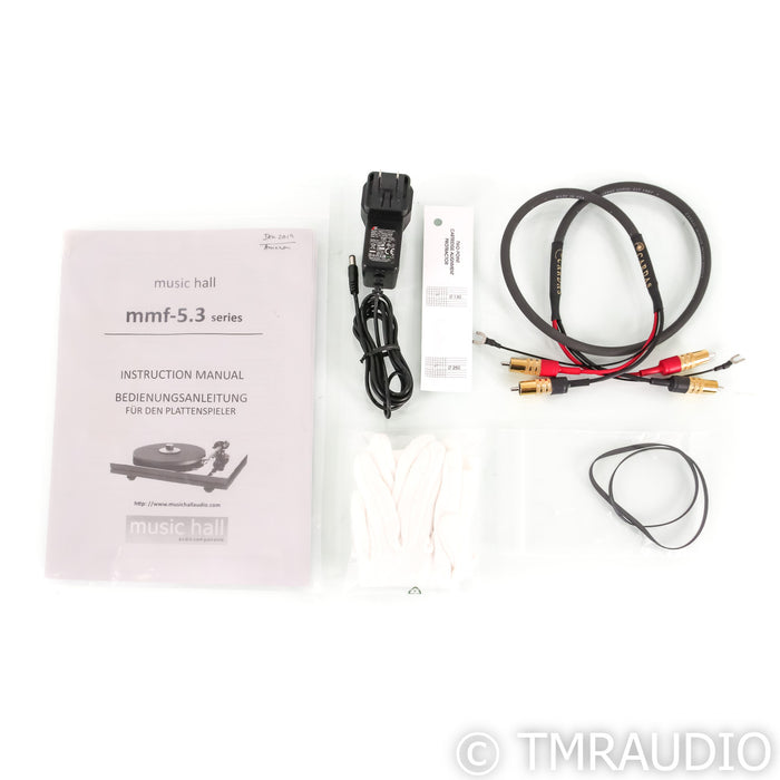 Music Hall MMF-5.3 Belt Drive Turntable; MMF5.3; Ortofon 2M Blue MM Cartridge
