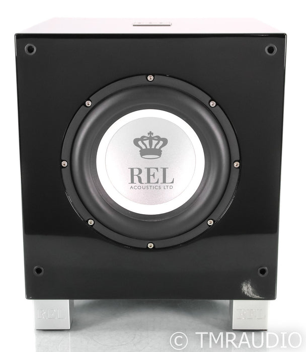 REL T/7i 8" Powered Subwoofer; Gloss Black