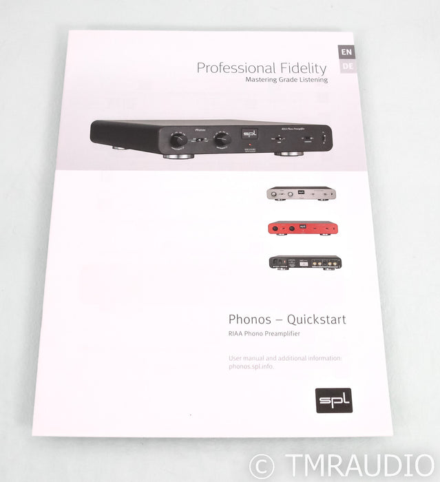 SPL Phonos MM / MC Phono Preamplifier; (Open Box)