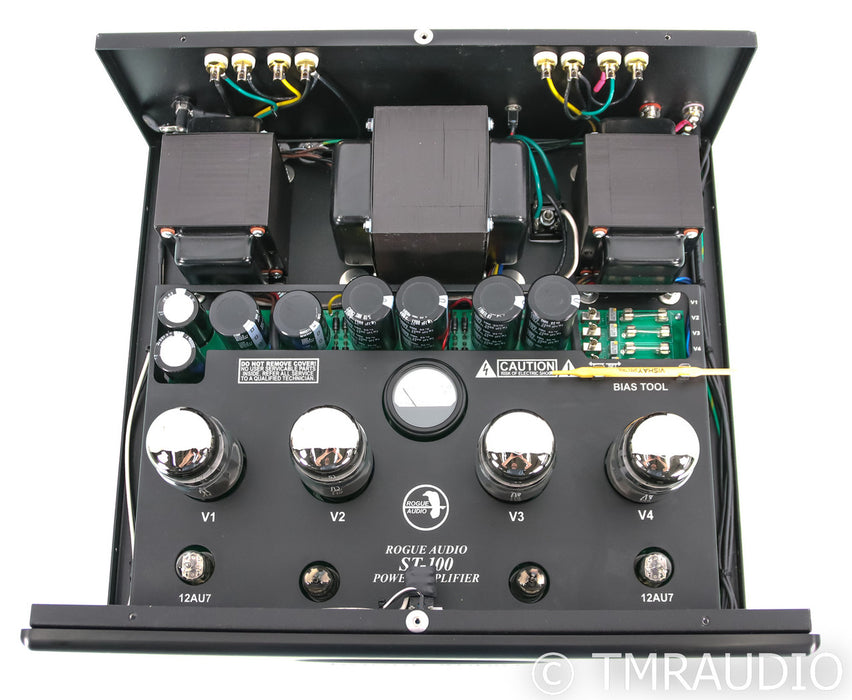 Rogue Audio ST100 Dark Stereo Tube Power Amplifier; Stereo 100; Black