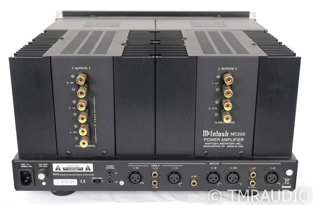 McIntosh MC205 5-Channel Power Amplifier; MC-205