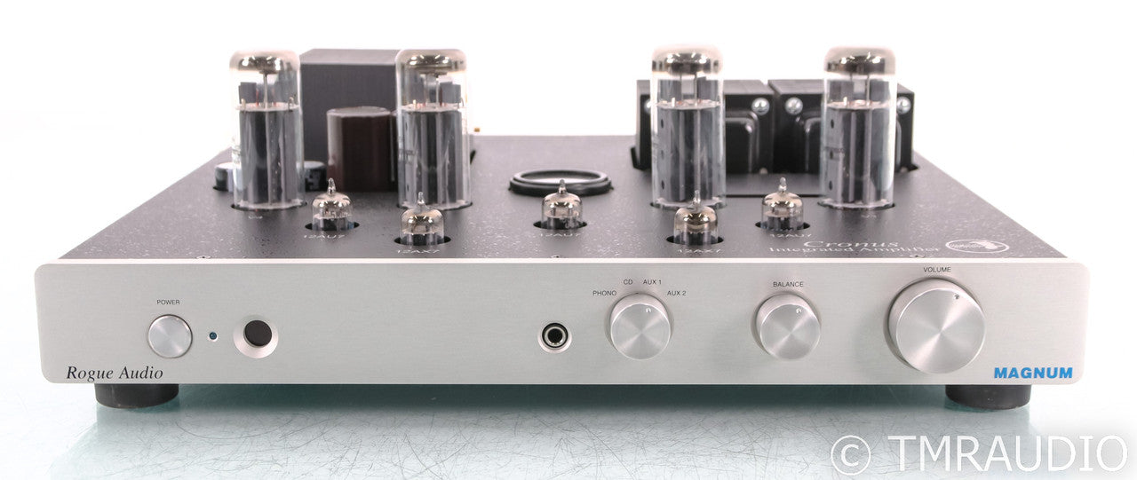 Rogue Audio Cronus Magnum Stereo Tube Integrated Amplifier; Remote; MM; Silver