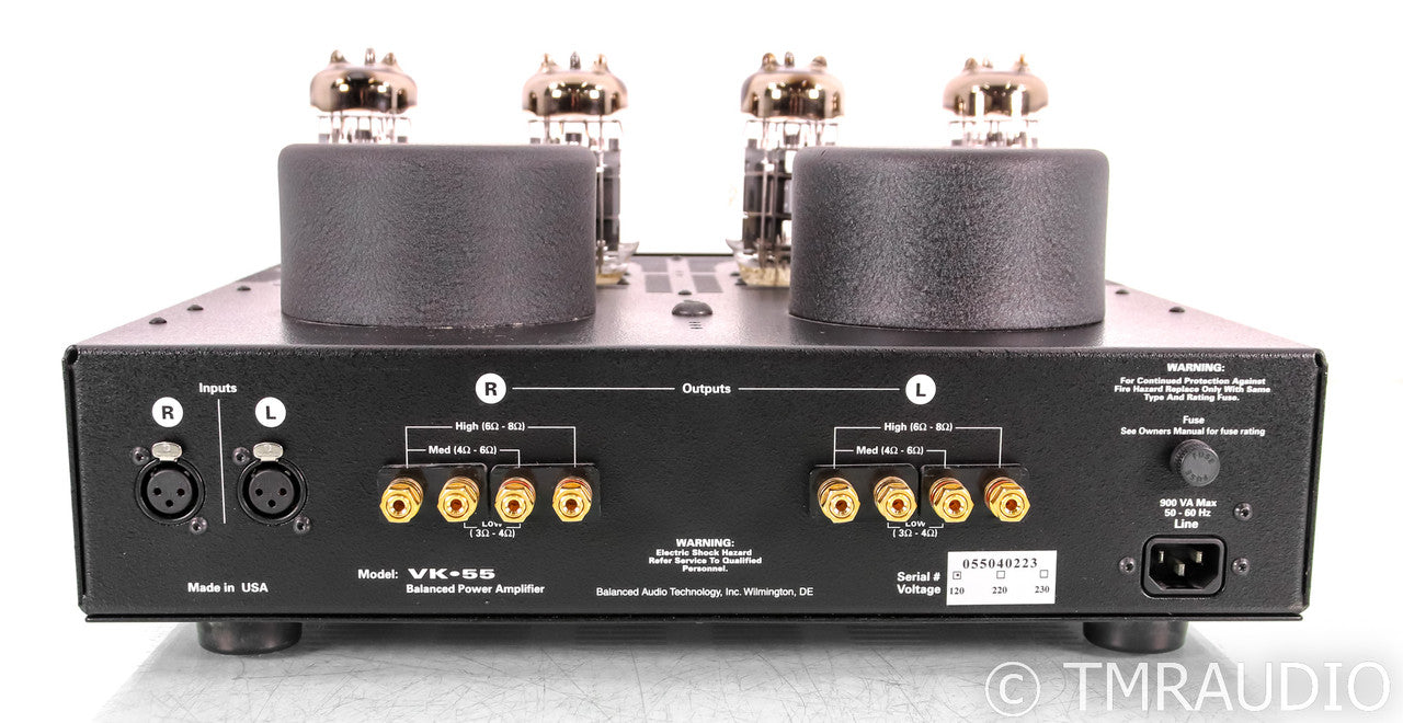 BAT VK55SE Stereo Tube Balanced Power Amplifier; VK-55 Special Edition