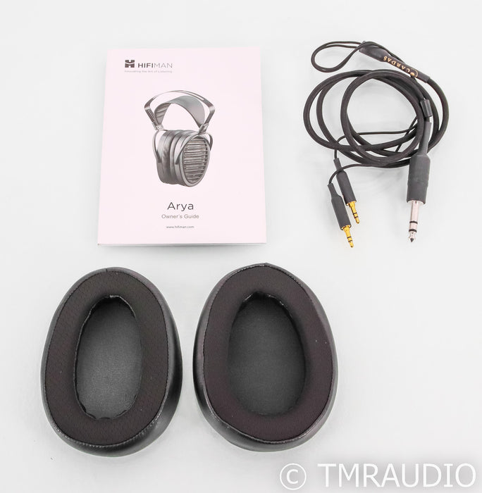 HiFiMan Arya V2 Open Back Planar Magnetic Headphones; Cardas Headphone Cable