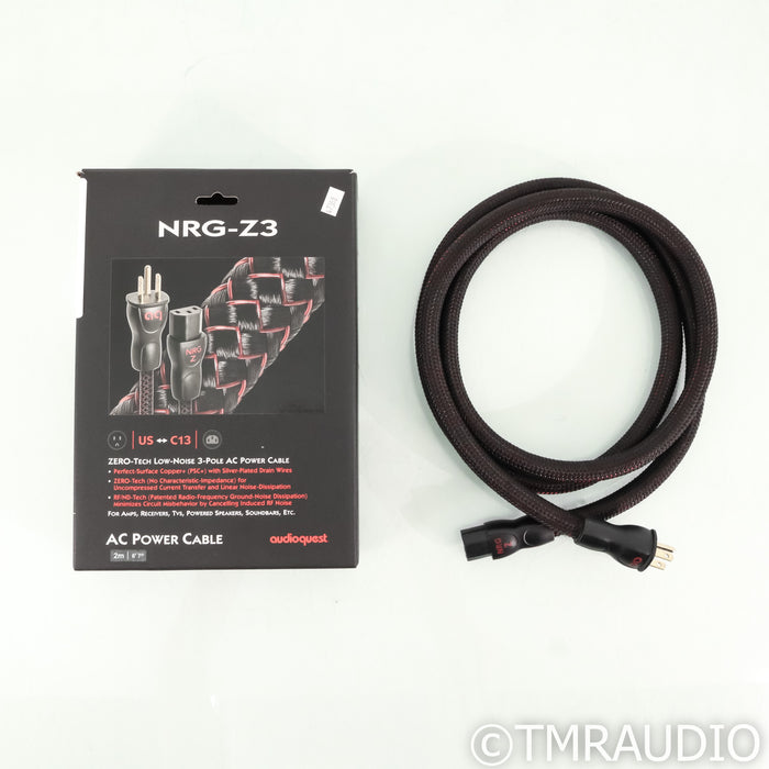 AudioQuest NRG-Z3 Power Cable; 2m AC Cord; NRGZ3