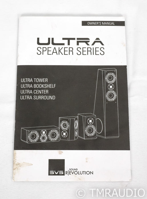 SVS Ultra Center Channel Speaker; Gloss Black