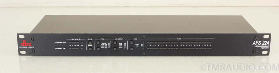 DBX AFS 224 ADVANCED FEEDBACK SUPPRESSION PROCESSOR