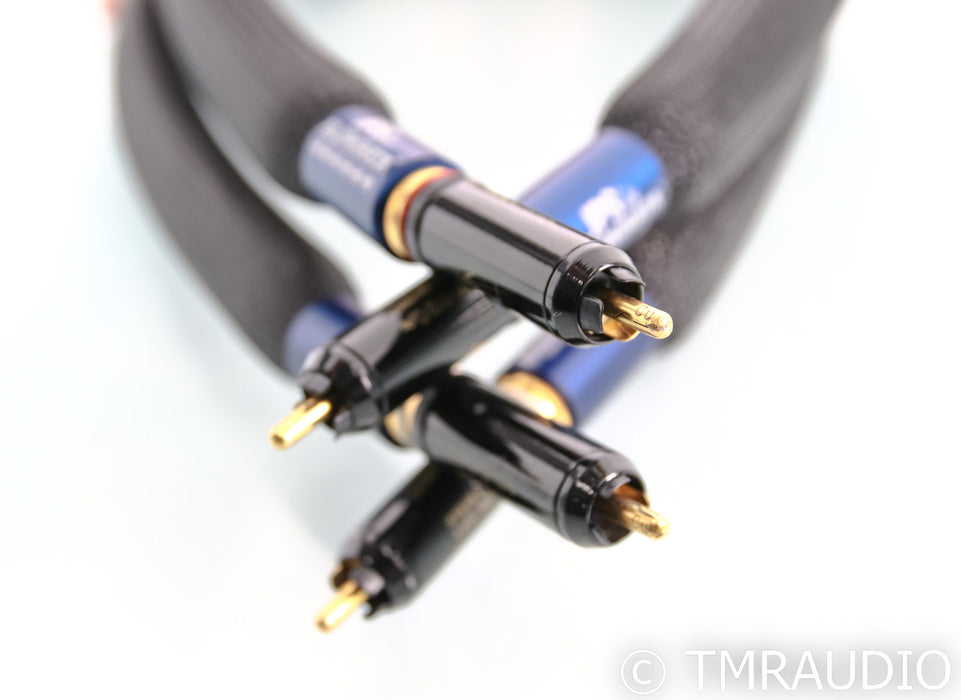 JPS Labs Aluminata RCA Cables; 0.75m Pair Interconnects