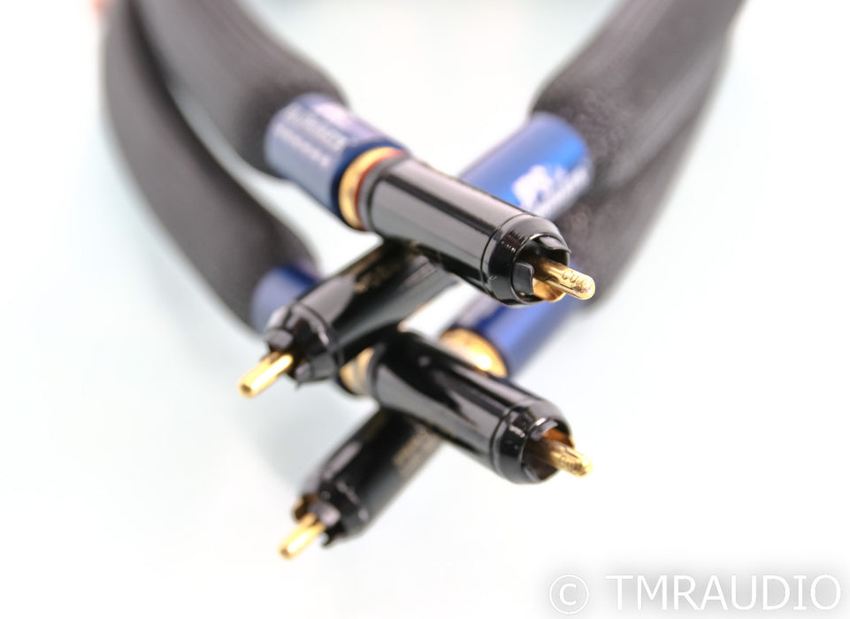 JPS Labs Aluminata RCA Cables; 0.75m Pair Interconnects