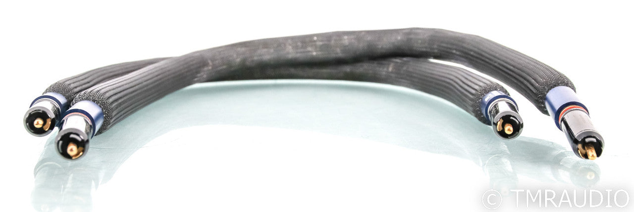 JPS Labs Aluminata RCA Cables; 0.75m Pair Interconnects