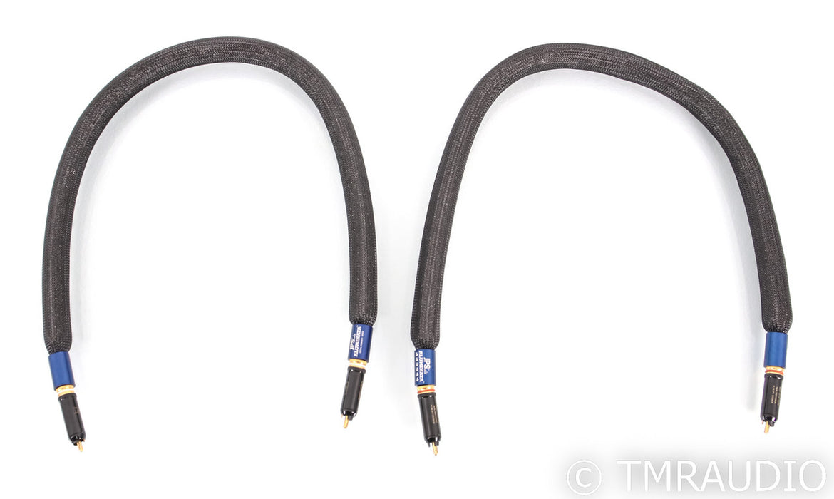 JPS Labs Aluminata RCA Cables; 0.75m Pair Interconnects
