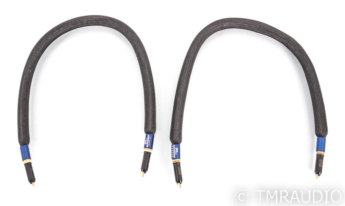 JPS Labs Aluminata RCA Cables; 0.75m Pair Interconnects
