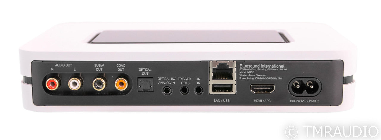 Bluesound NODE Wireless Network Streamer; White (Newest Model; Open Box)