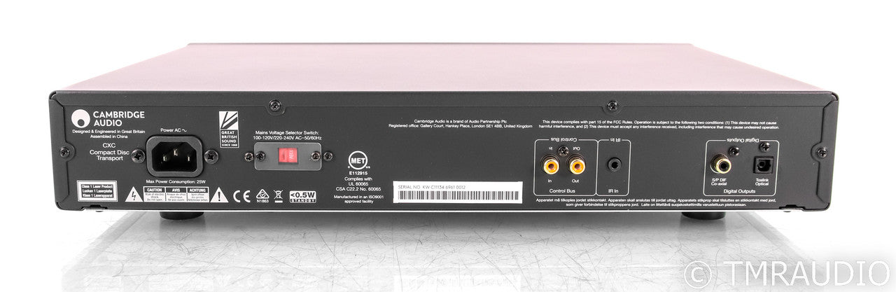 Cambridge Audio CXC CD Transport; Remote