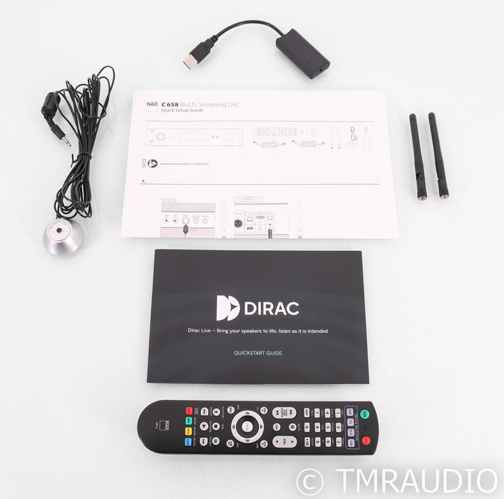 NAD C 658 BluOS Streaming DAC; Remote; MM Phono; (Open Box)