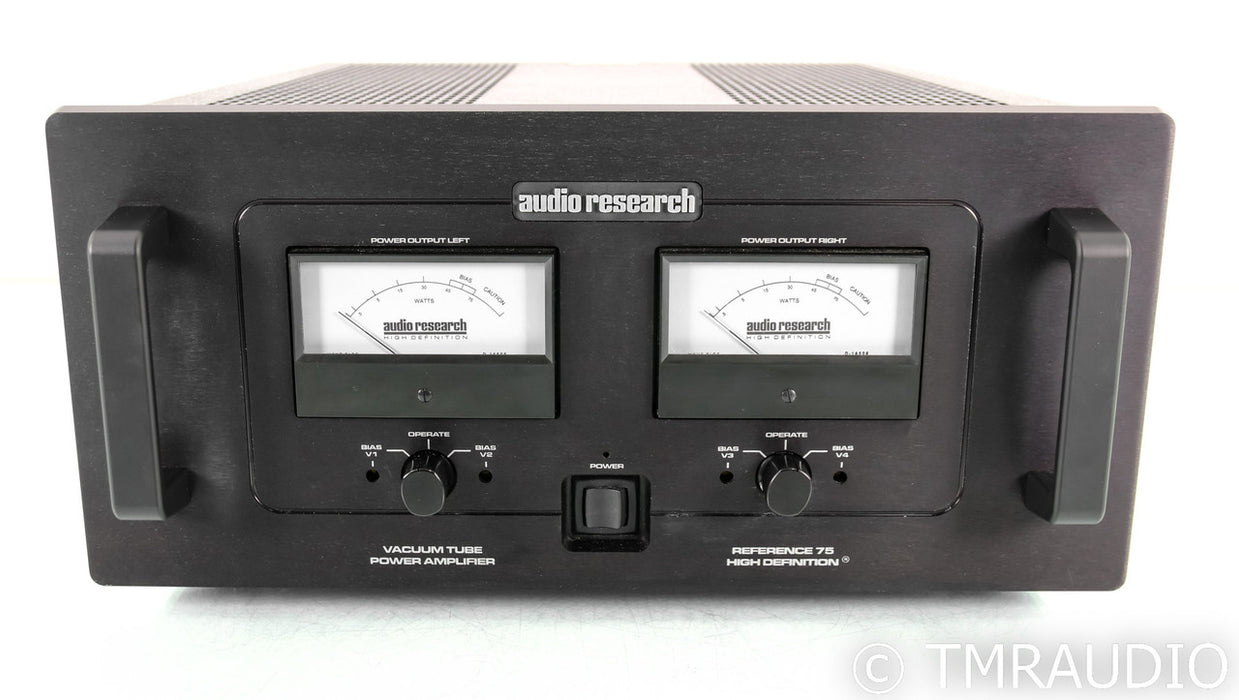Audio Research Reference 75 Stereo Tube Power Amplifier; Black