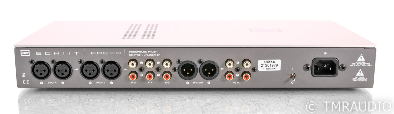 Schiit Freya S Stereo Preamplifier; Silver; Remote