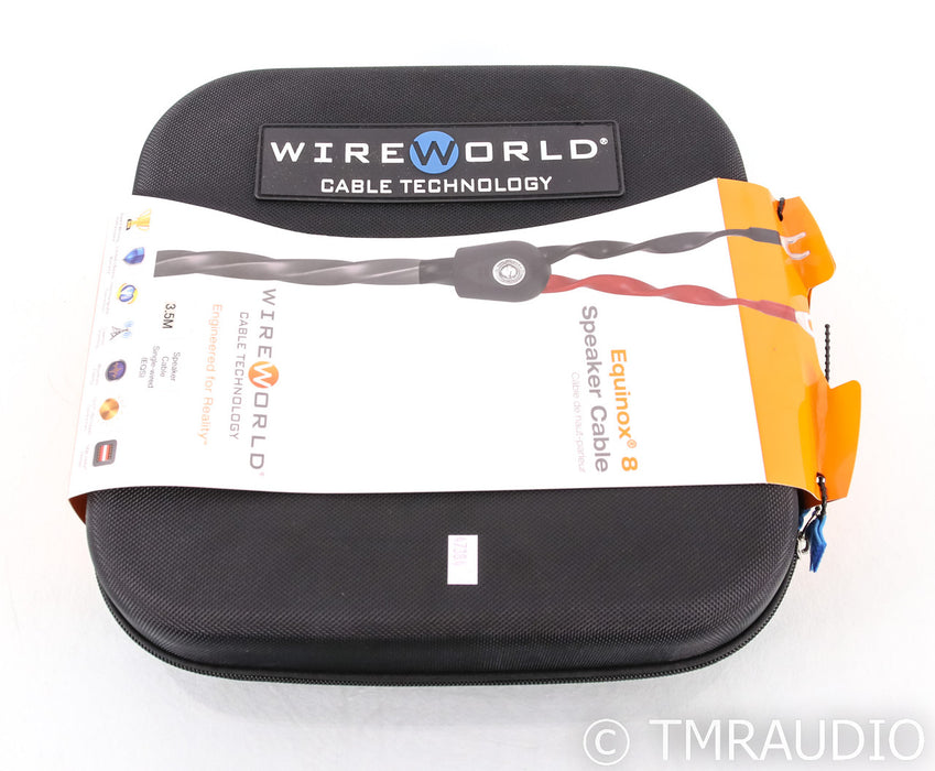 WireWorld Equinox 8 Speaker Cables; 3.5m Pair (Unused)