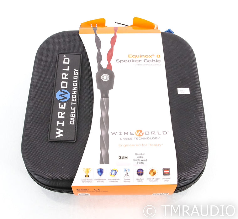 WireWorld Equinox 8 Speaker Cables; 3.5m Pair (Unused)