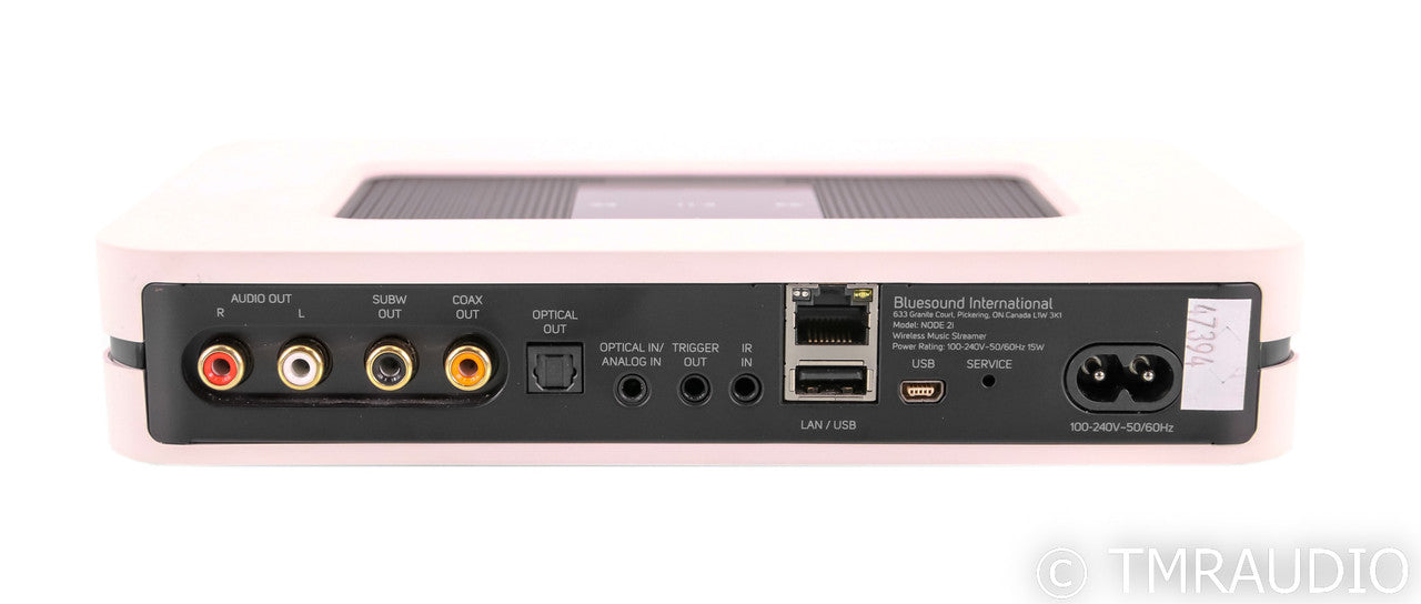 Bluesound Node 2i Network Streamer; White; BluOS