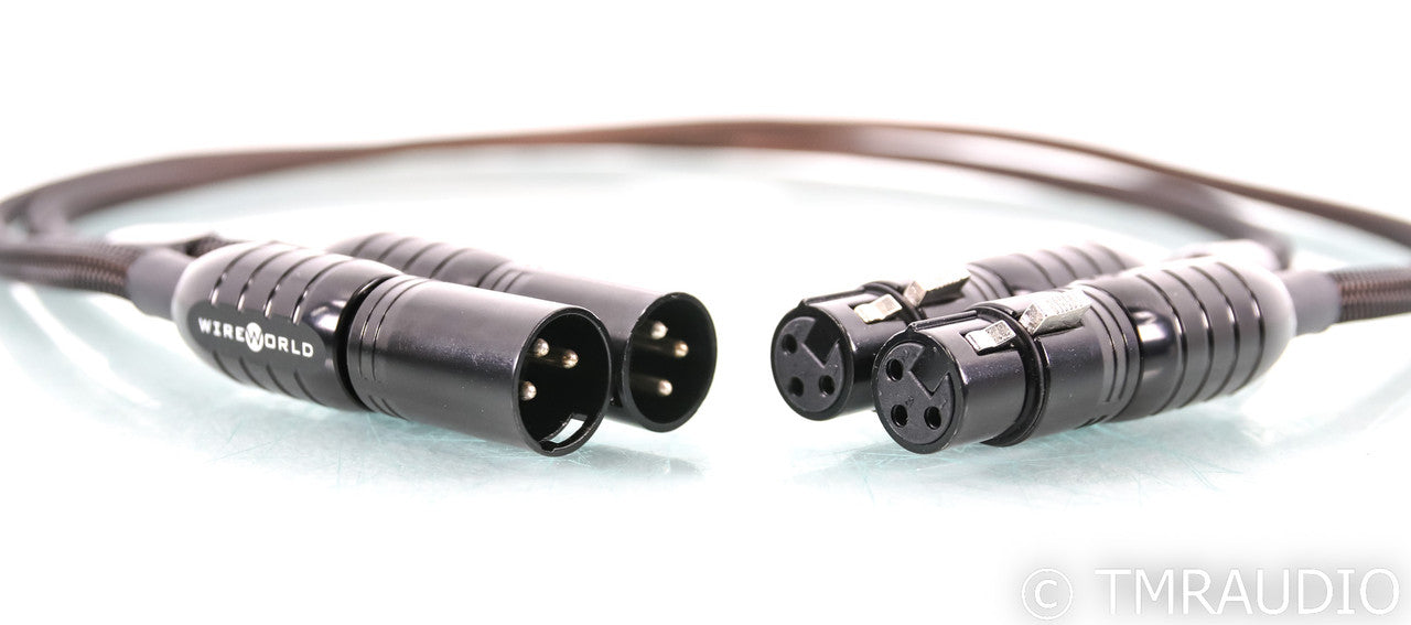 WireWorld Eclipse 7 XLR Cables; 1m Pair Balanced Interconnects