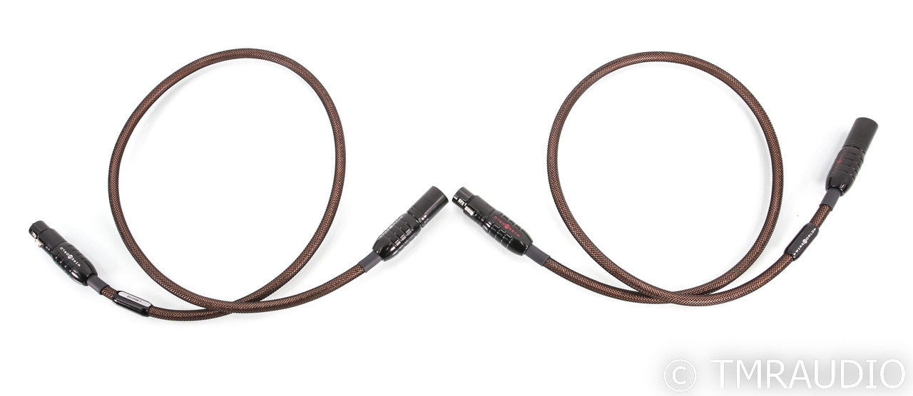 WireWorld Eclipse 7 XLR Cables; 1m Pair Balanced Interconnects