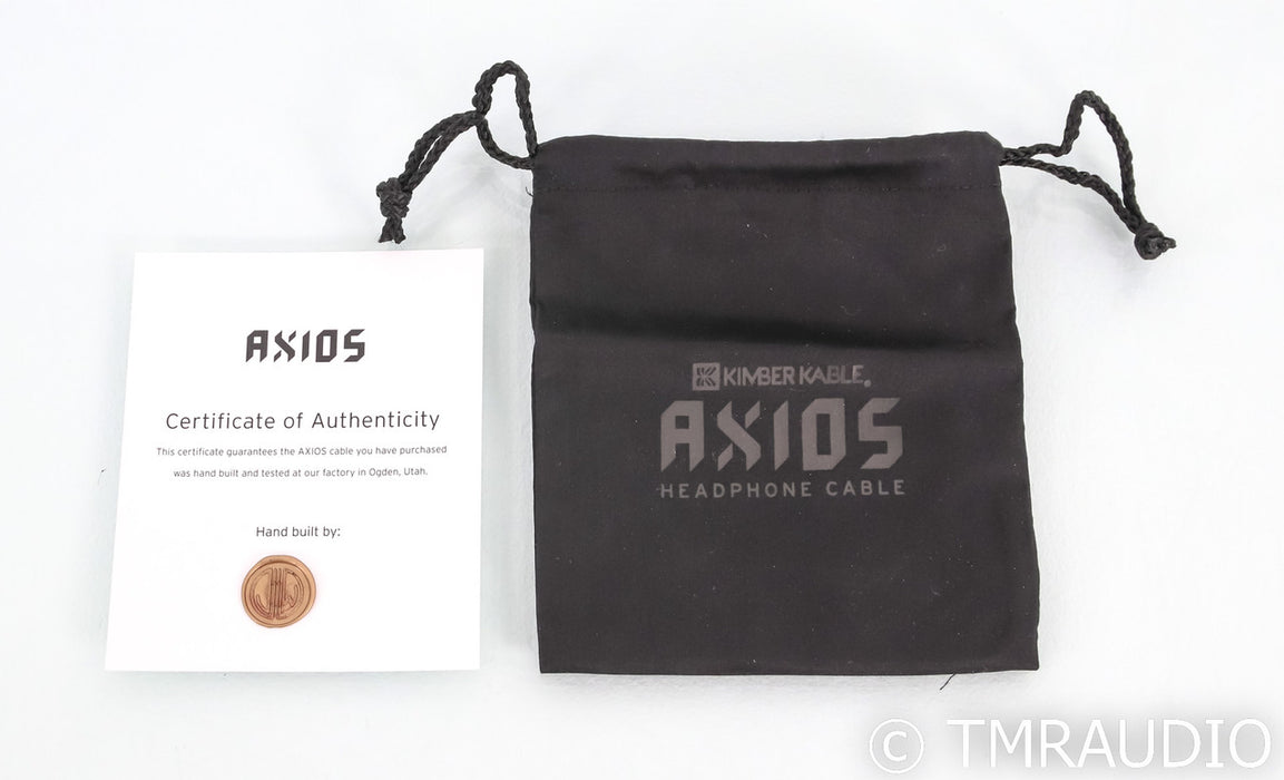 Kimber Kable Axios CU Headphone Cable; 3m; 1/4"; For Sennheiser HD800
