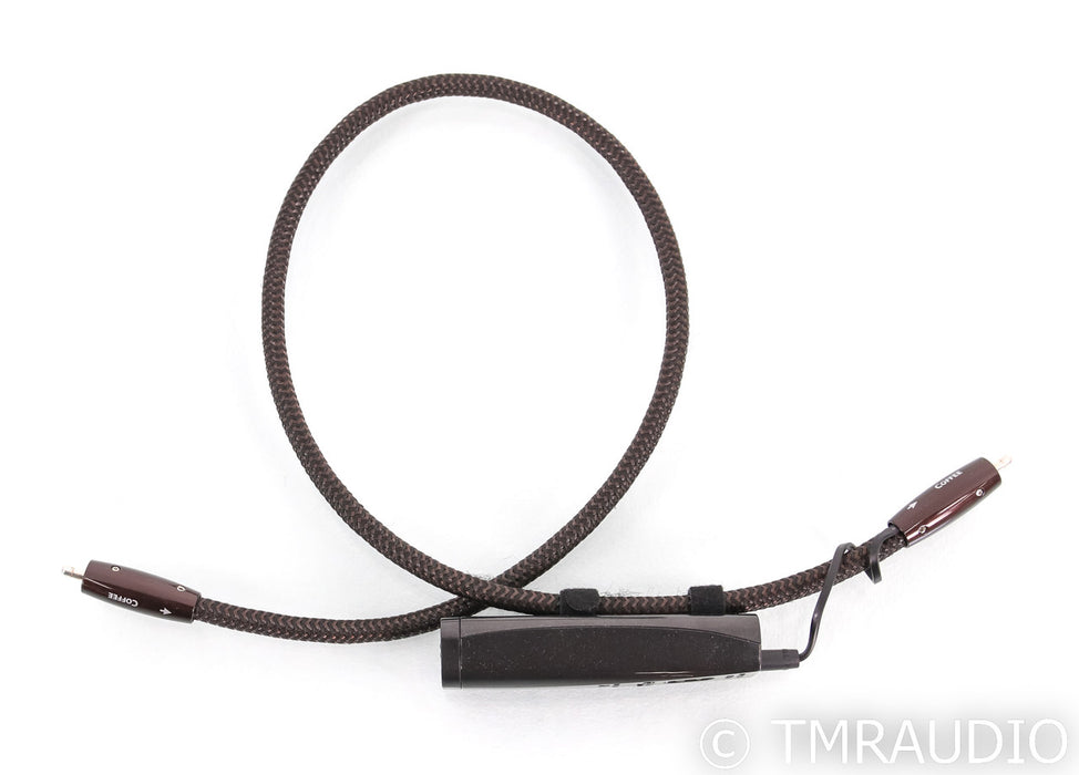 AudioQuest Coffee RCA Digital Coaxial Cable; Single 0.75m Interconnect; 72v DBS