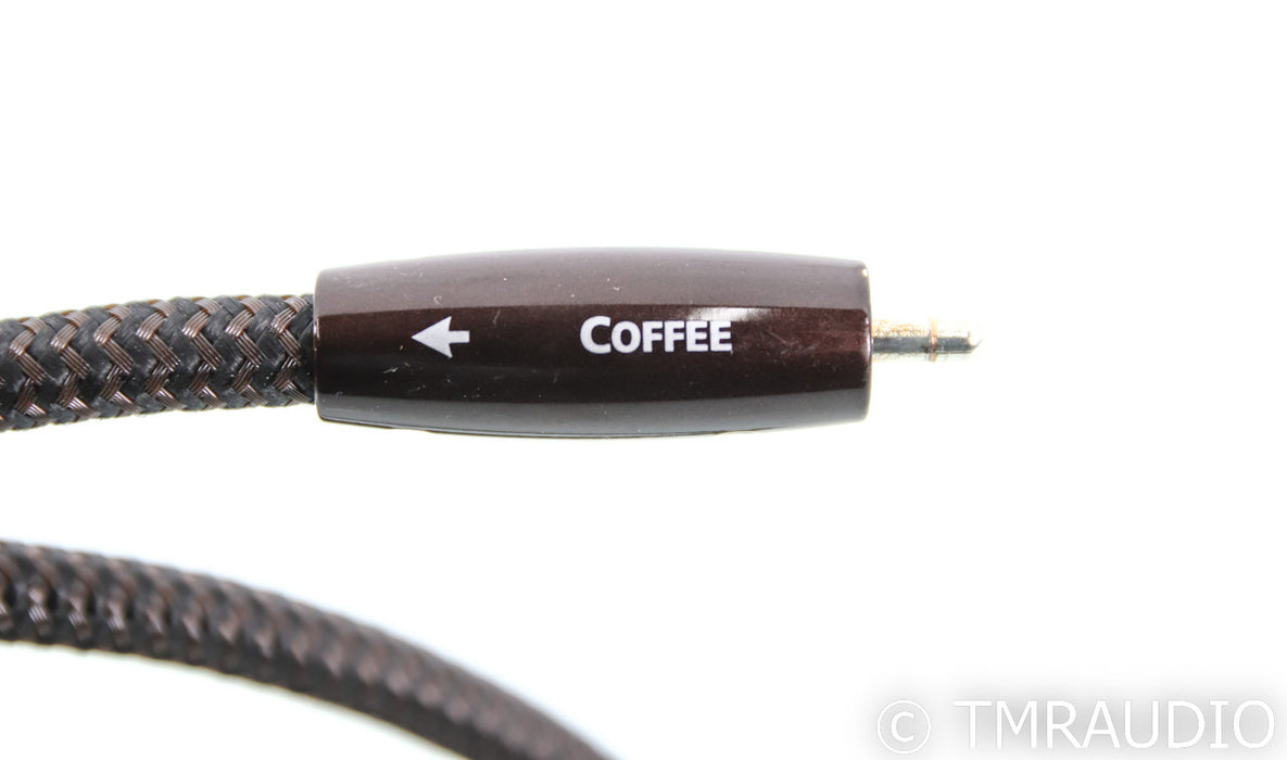 AudioQuest Coffee RCA Digital Coaxial Cable; Single 0.75m Interconnect; 72v DBS